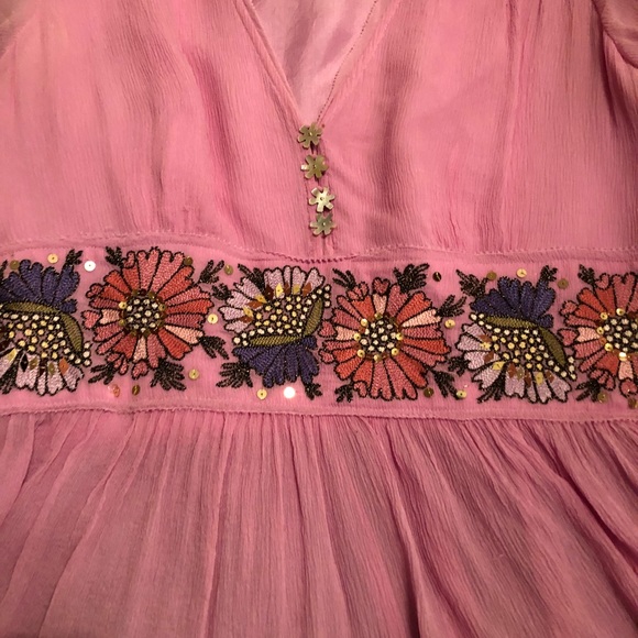 RARE Cynthia Steffe Floral Waistband Blouse - Picture 3 of 3